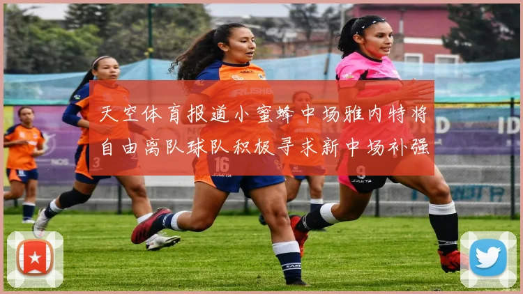 天空体育报道小蜜蜂中场雅内特将自由离队球队积极寻求新中场补强